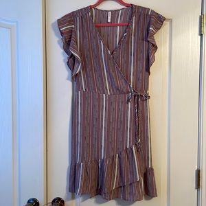 xhilaration Striped Dress Size M